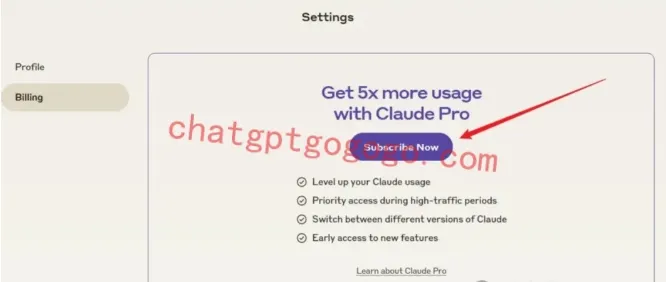 Claude Subscribe Now