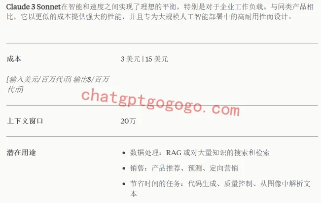 Claude 3 Sonnet能力测试
