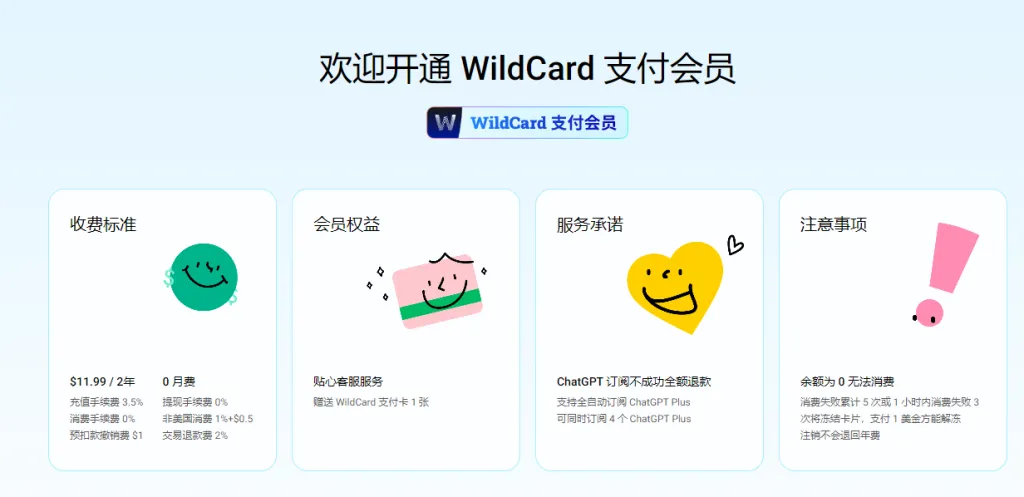 野卡 虚拟卡获取与充值