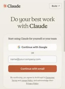 Claude官网登录示例