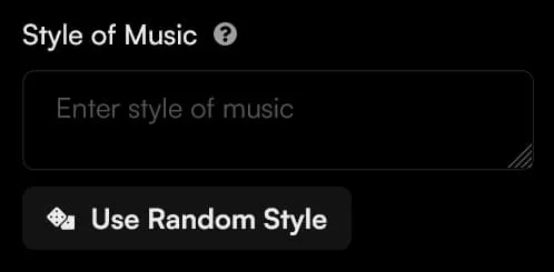 Suno AI 音乐风格栏位