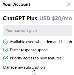ChatGPT Plus续订/取消订阅注意事项