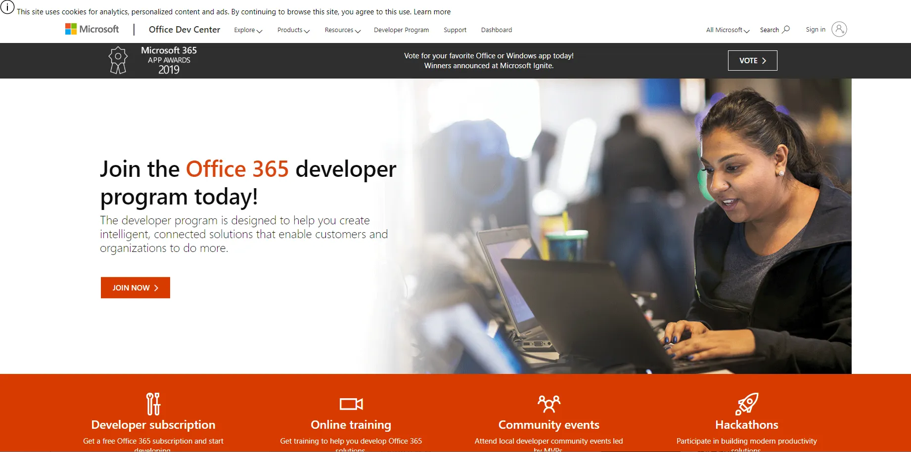 加入Office 365开发人员计划