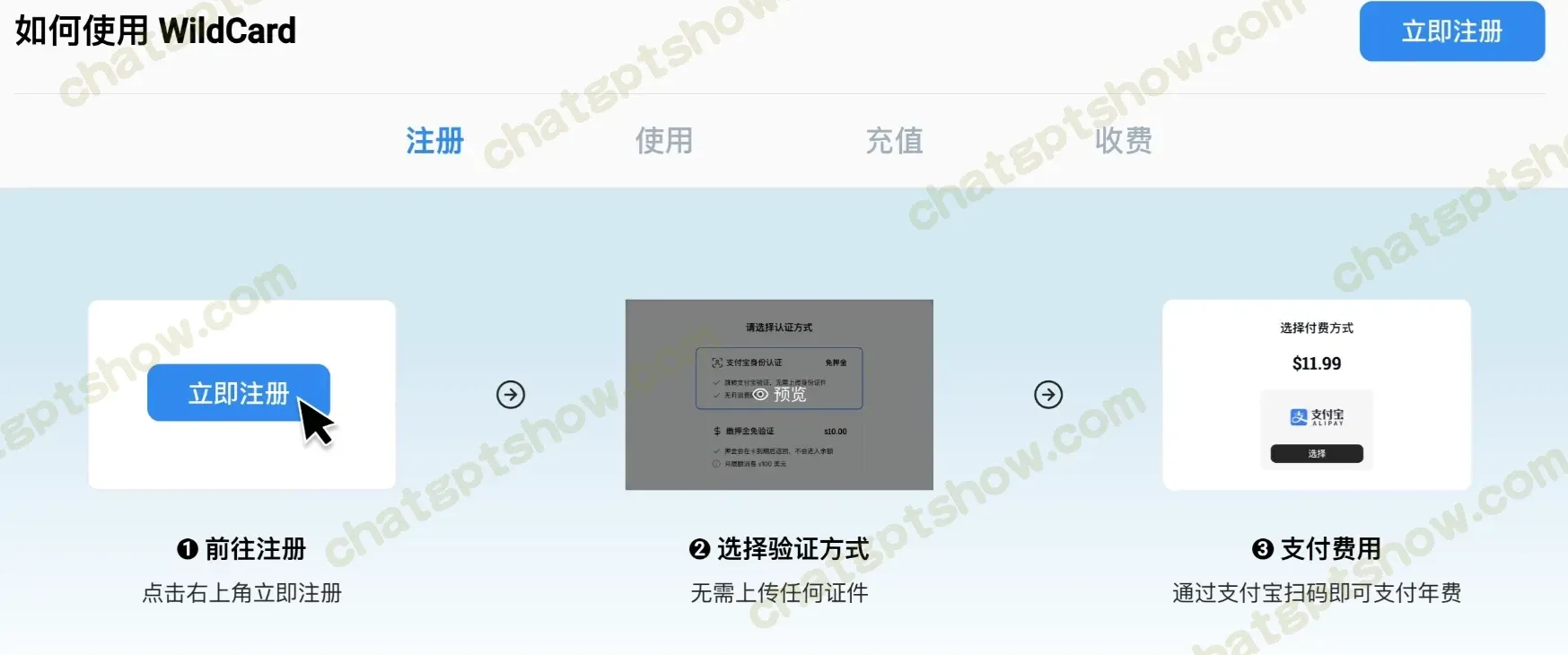 野卡使用流程