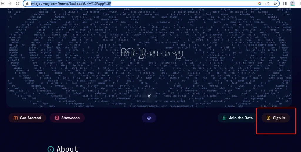 Midjourney官网截图
