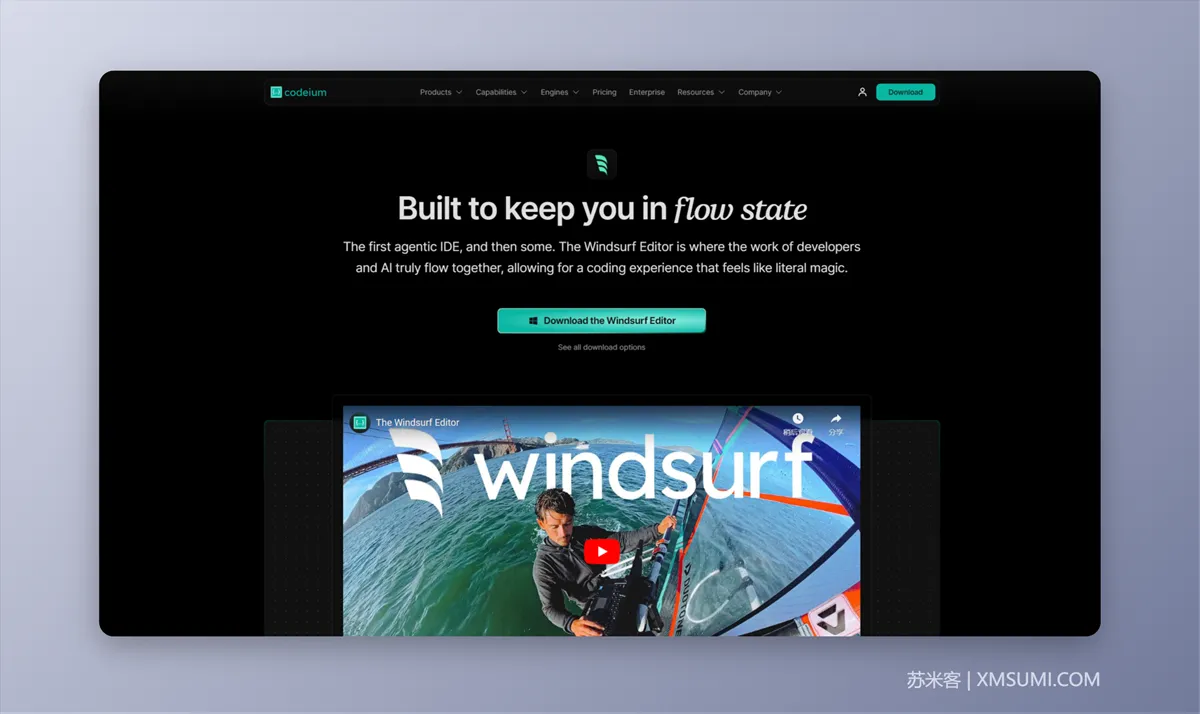 Windsurf Editor 界面