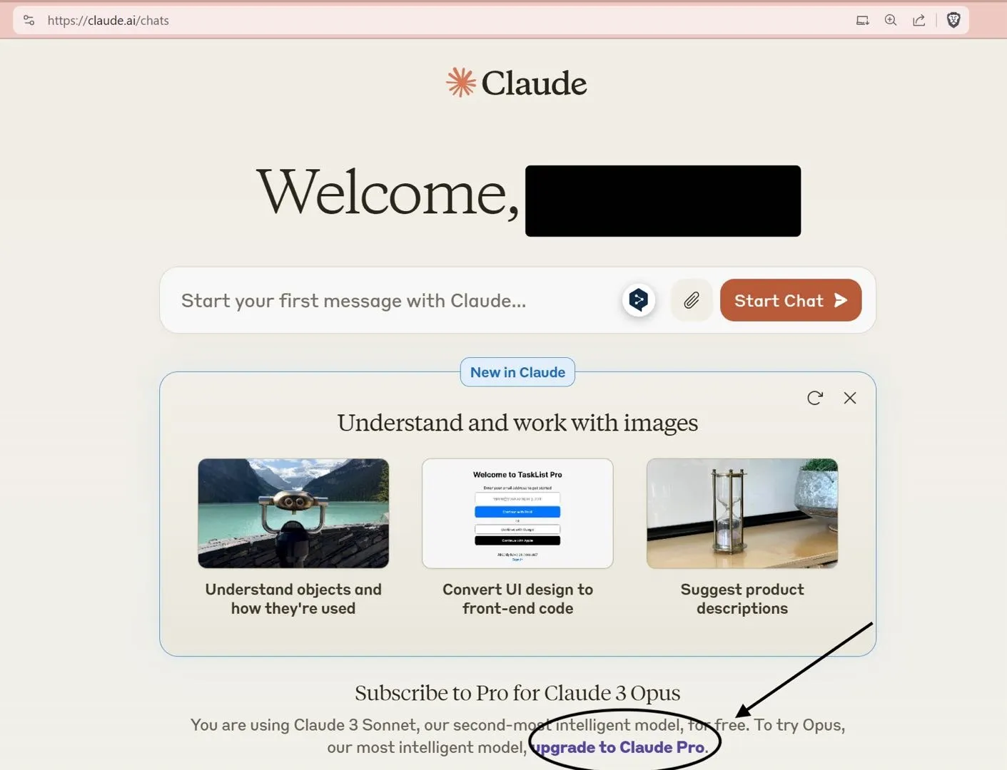 Upgrade to Claude Pro