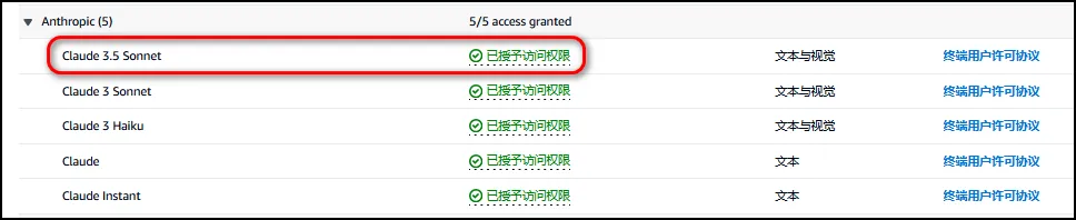 Claude 3.5 Sonnet模型可以访问了