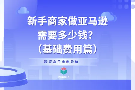 亚马逊新手费用