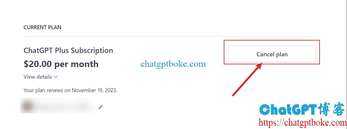 ChatGPT Plus 取消自动续费
